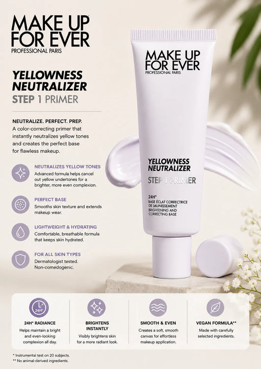 MAKE UP FOR EVER - Yellowness Neutralizer Step - 1 Primer