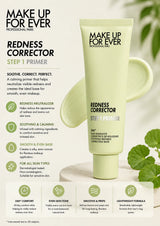 MAKE UP FOR EVER - Redness Corrector Step -1 Primer