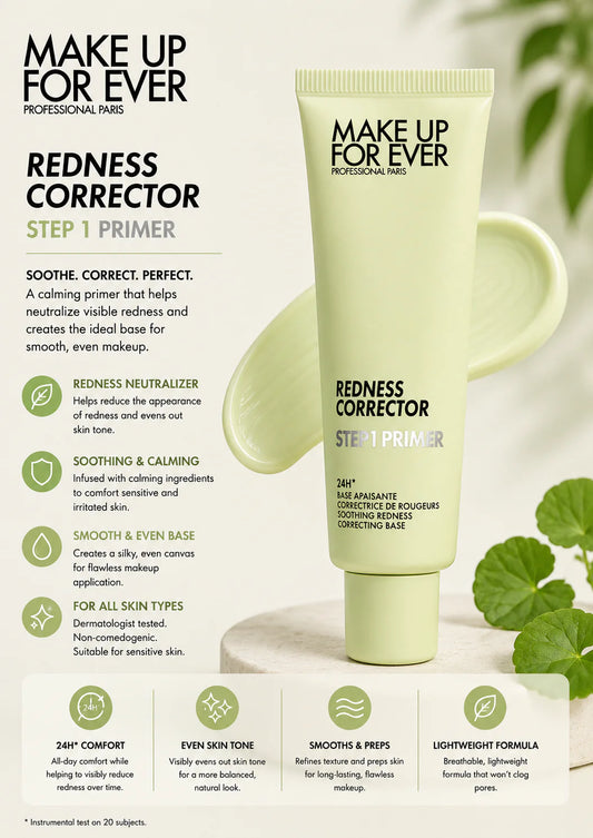 MAKE UP FOR EVER - Redness Corrector Step -1 Primer
